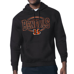 Cincinnati Bengals Starter Team Track Graphic Pullover Hoodie - Black sale
