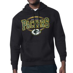 Green Bay Packers Starter Team Track Graphic Pullover Hoodie - Black online