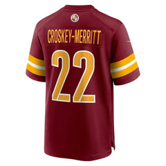 Jacory Croskey-Merritt Washington Commanders Team Game Jersey - Burgundy | Nike on sale