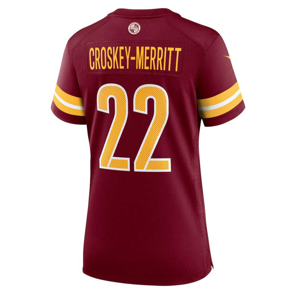 Jacory Croskey-Merritt Washington Commanders Women's Team Game Jersey - Burgundy | Nike sale