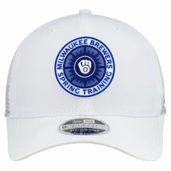 Milwaukee Brewers 2026 Spring Training Fan Pack 9SEVENTY Adjustable Trucker Hat - White | New Era