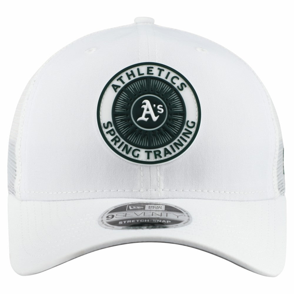 Athletics 2026 Spring Training Fan Pack 9SEVENTY Adjustable Trucker Hat - White | New Era