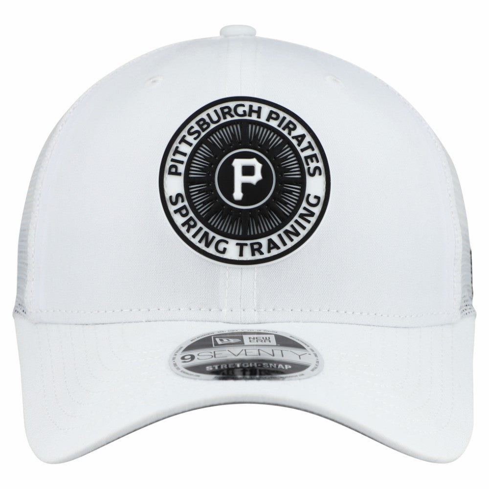 Pittsburgh Pirates 2026 Spring Training Fan Pack 9SEVENTY Adjustable Trucker Hat - White | New Era