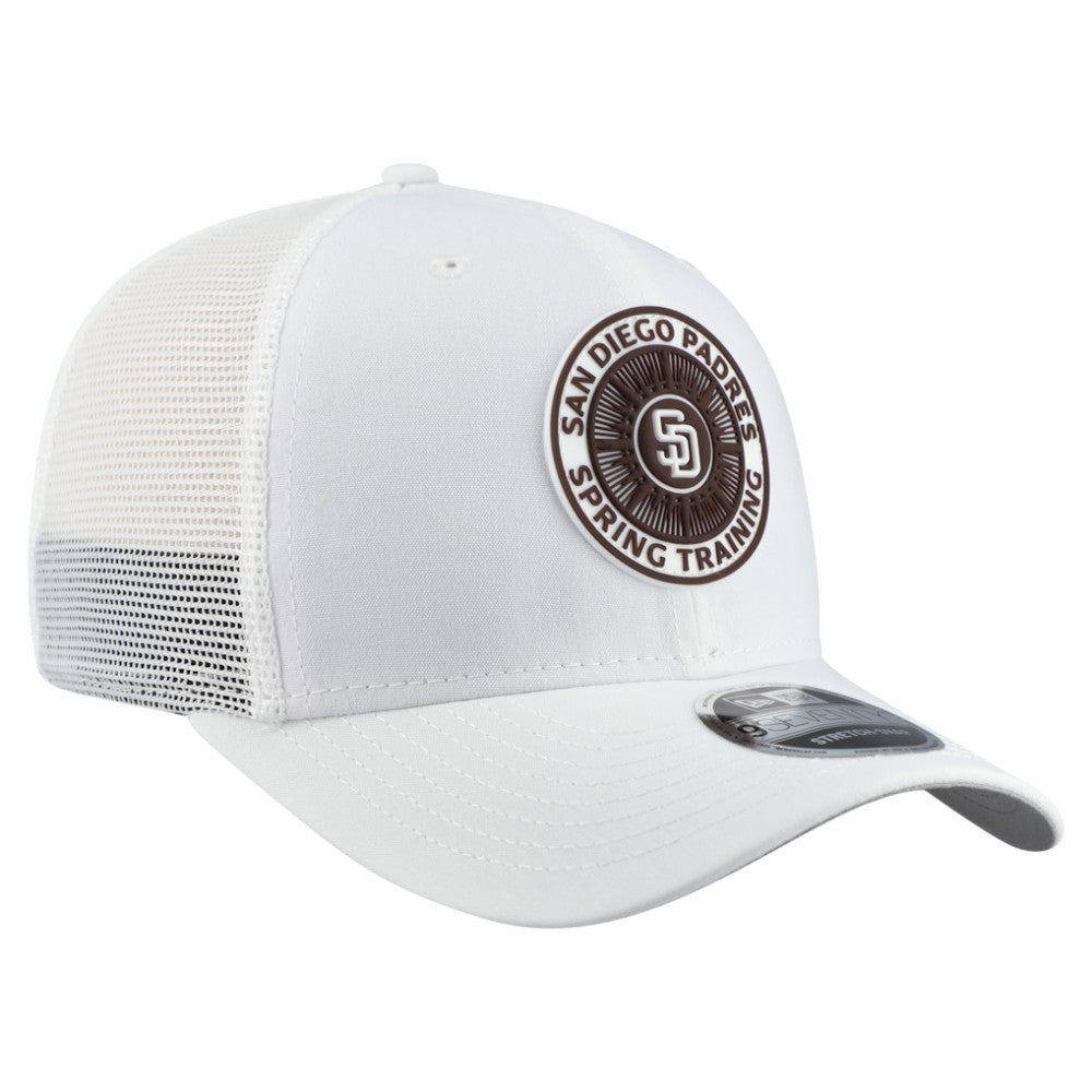 San Diego Padres 2026 Spring Training Fan Pack 9SEVENTY Adjustable Trucker Hat - White | New Era