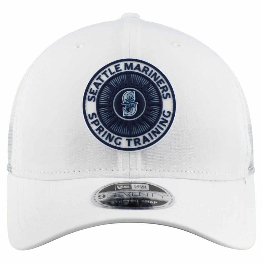 Seattle Mariners 2026 Spring Training Fan Pack 9SEVENTY Adjustable Trucker Hat - White | New Era