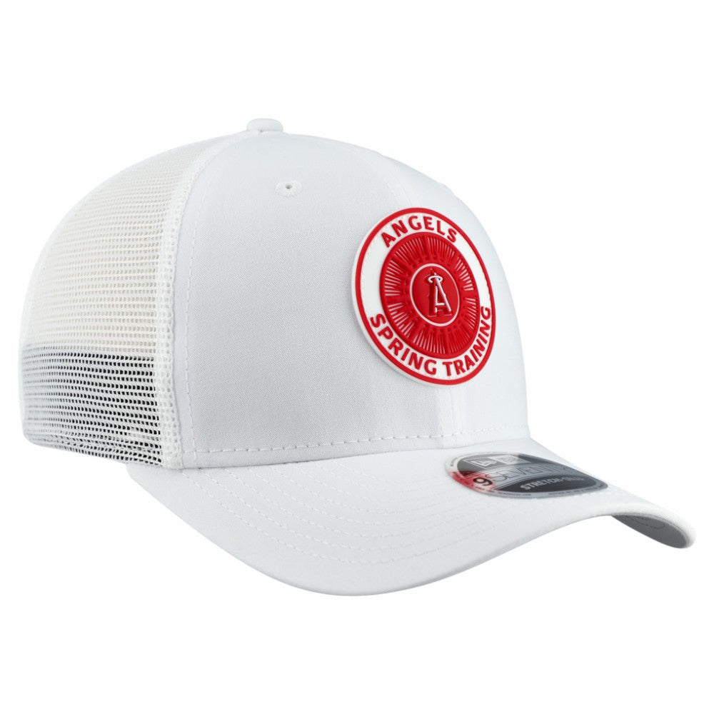 Los Angeles Angels 2026 Spring Training Fan Pack 9SEVENTY Adjustable Trucker Hat - White | New Era