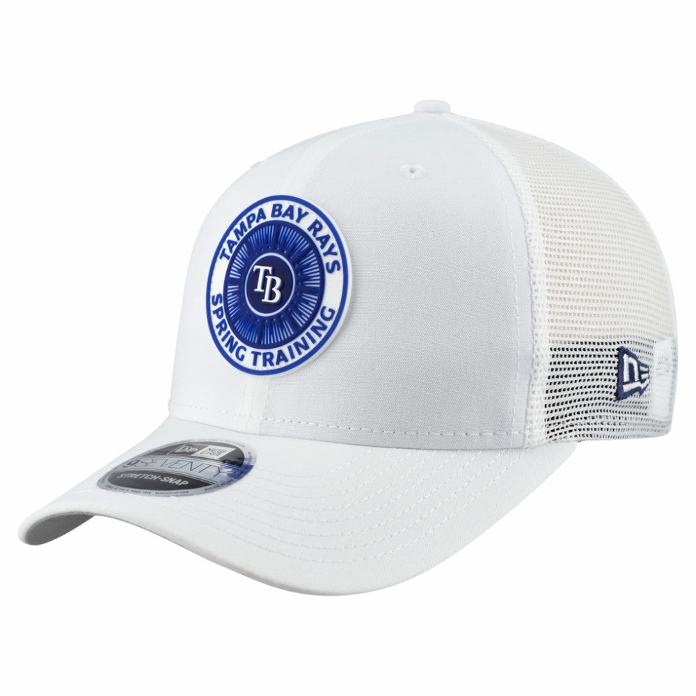 Tampa Bay Rays 2026 Spring Training Fan Pack 9SEVENTY Adjustable Trucker Hat - White | New Era