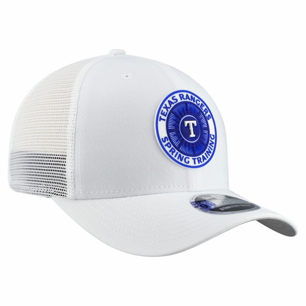 Texas Rangers 2026 Spring Training Fan Pack 9SEVENTY Adjustable Trucker Hat - White | New Era