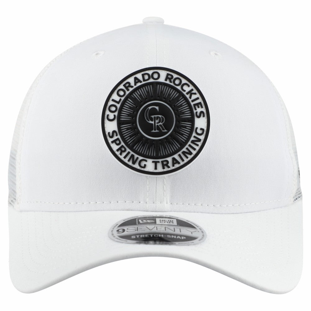 Colorado Rockies 2026 Spring Training Fan Pack 9SEVENTY Adjustable Trucker Hat - White | New Era