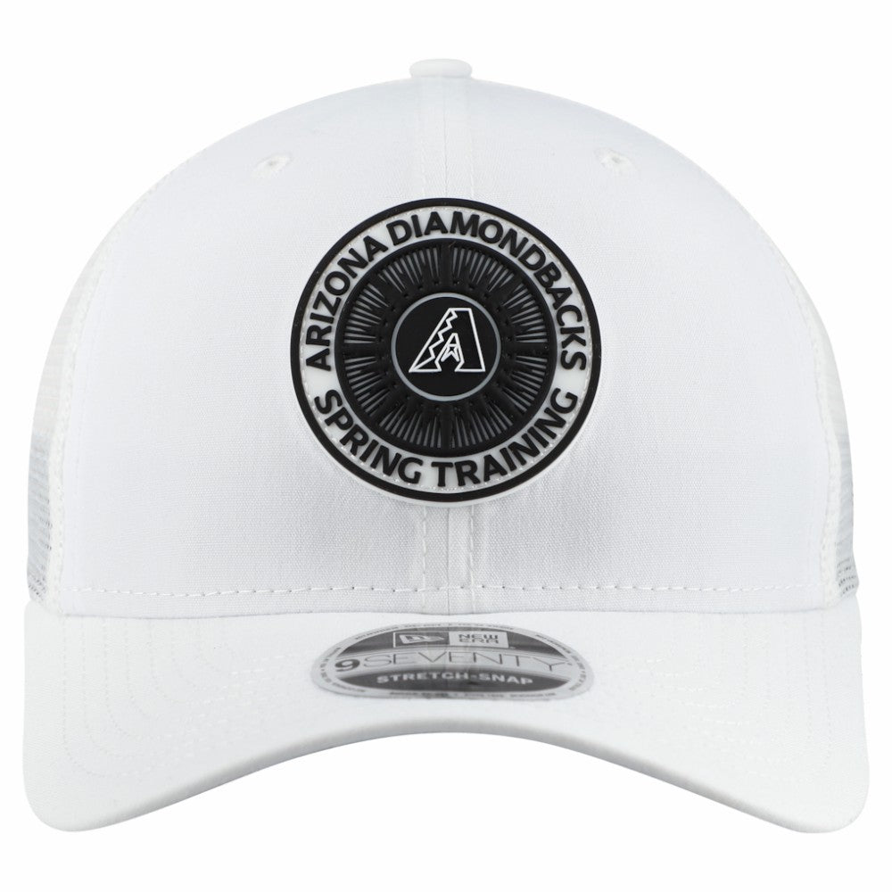 Arizona Diamondbacks 2026 Spring Training Fan Pack 9SEVENTY Adjustable Trucker Hat - White | New Era