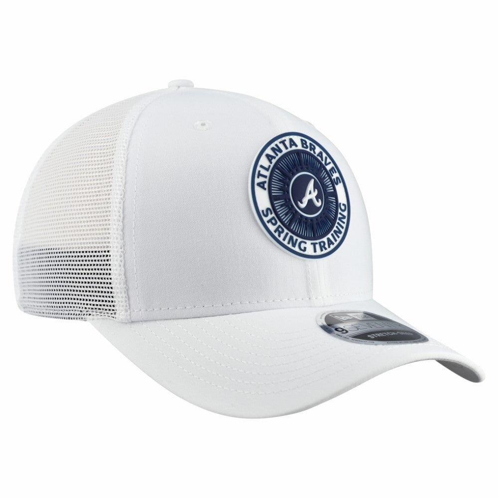 Atlanta Braves 2026 Spring Training Fan Pack 9SEVENTY Adjustable Trucker Hat - White | New Era