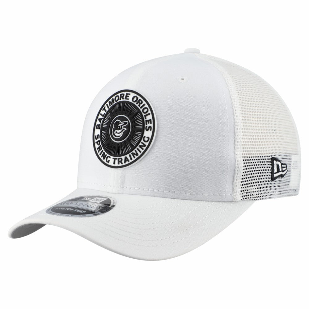 Baltimore Orioles 2026 Spring Training Fan Pack 9SEVENTY Adjustable Trucker Hat - White | New Era