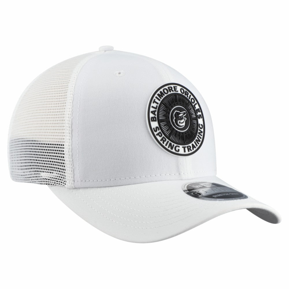 Baltimore Orioles 2026 Spring Training Fan Pack 9SEVENTY Adjustable Trucker Hat - White | New Era