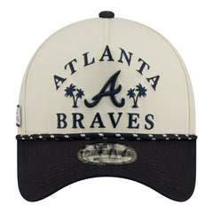 Atlanta Braves 2026 Spring Training Fan Pack Rope A-Frame 9FORTY Adjustable Hat - Cream | New Era