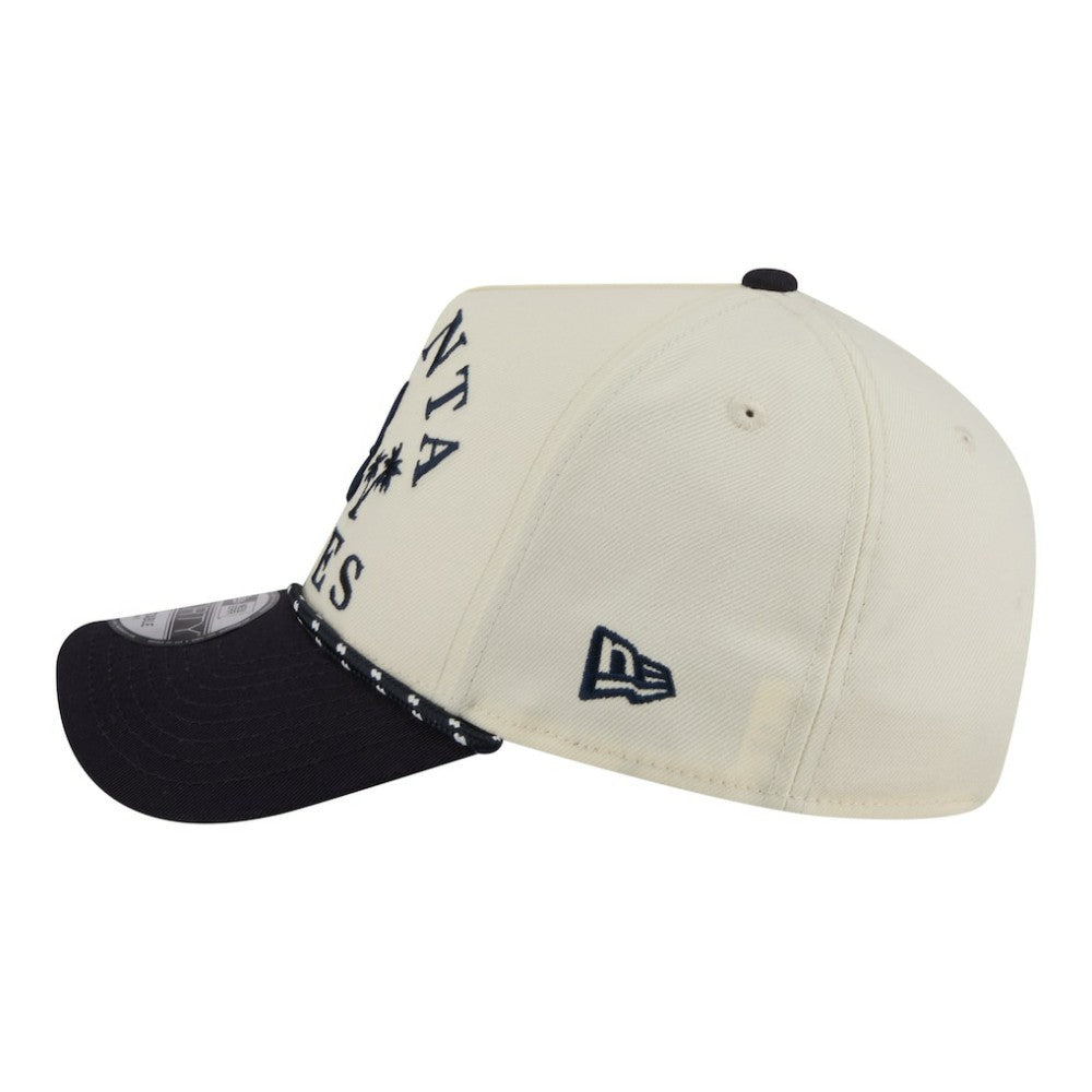 Atlanta Braves 2026 Spring Training Fan Pack Rope A-Frame 9FORTY Adjustable Hat - Cream | New Era