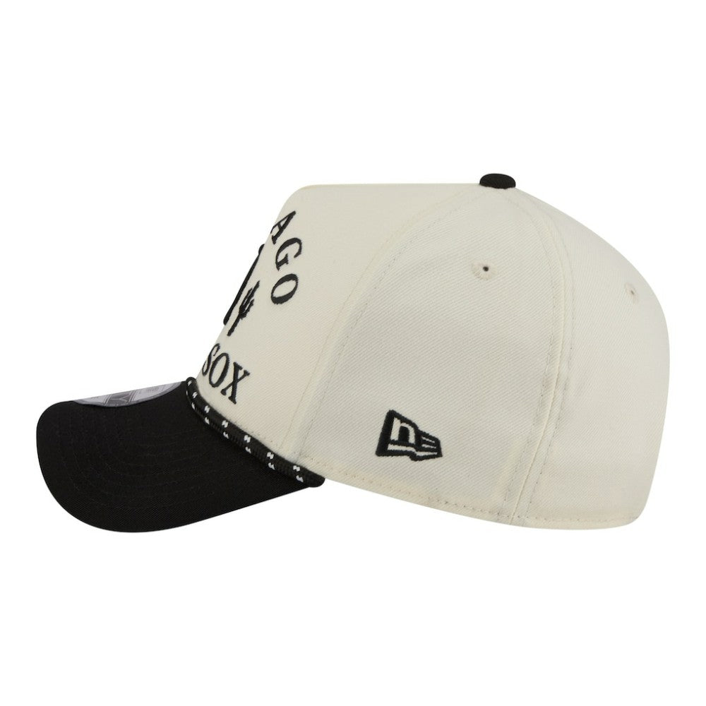 Chicago White Sox 2026 Spring Training Fan Pack Rope A-Frame 9FORTY Adjustable Hat - Cream | New Era
