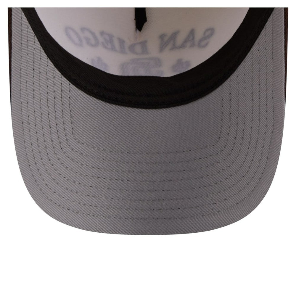 San Diego Padres 2026 Spring Training Fan Pack Rope A-Frame 9FORTY Adjustable Hat - Cream | New Era