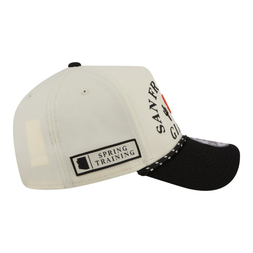 San Francisco Giants 2026 Spring Training Fan Pack Rope A-Frame 9FORTY Adjustable Hat - Cream | New Era
