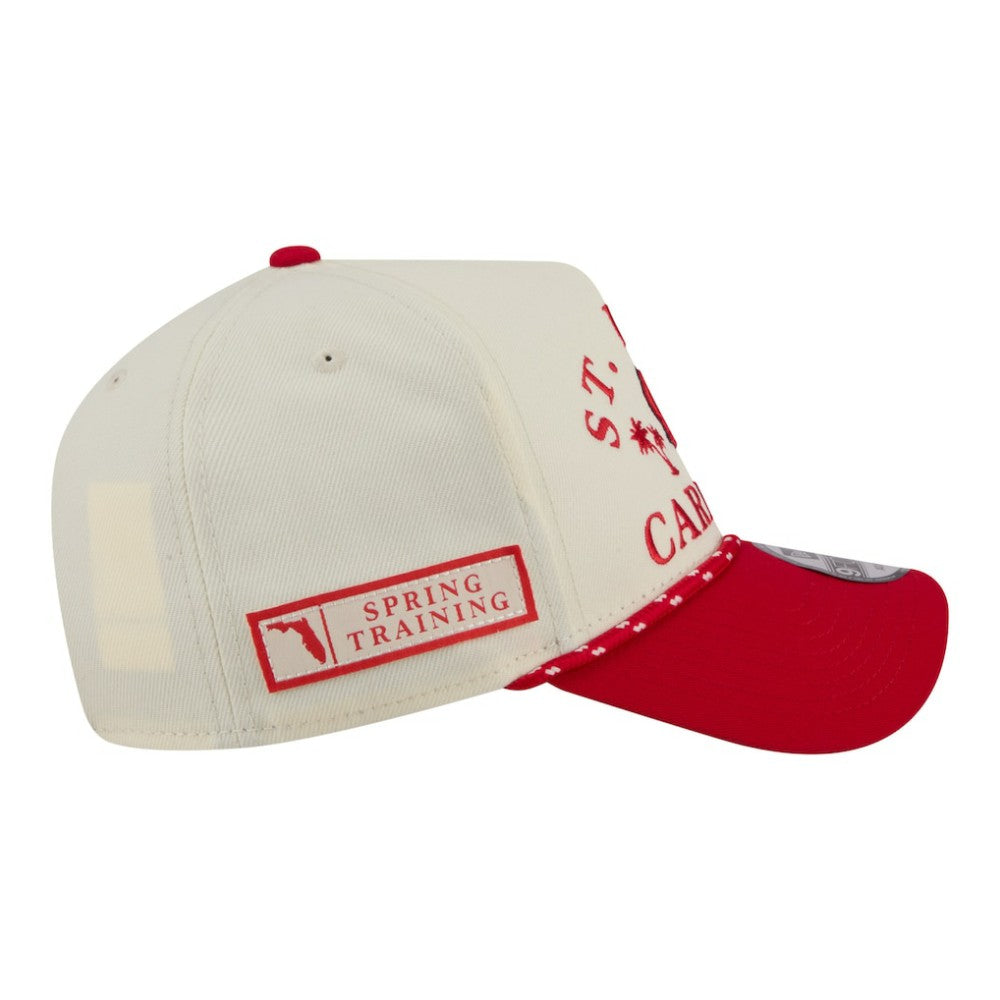 St. Louis Cardinals 2026 Spring Training Fan Pack Rope A-Frame 9FORTY Adjustable Hat - Cream | New Era