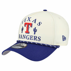 Texas Rangers 2026 Spring Training Fan Pack Rope A-Frame 9FORTY Adjustable Hat - Cream | New Era