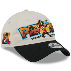 Pittsburgh Pirates Youth 2026 Spring Training Fan Pack Batter 9TWENTY Adjustable Hat - Stone/Black | New Era