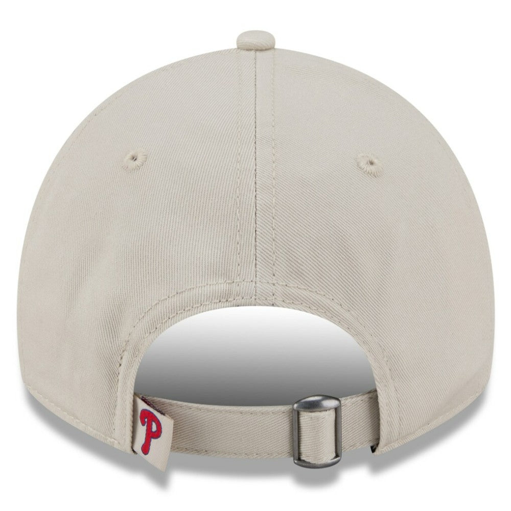 Philadelphia Phillies Youth 2026 Spring Training Fan Pack Batter 9TWENTY Adjustable Hat - Stone/Red | New Era