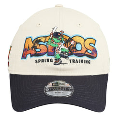 Houston Astros Youth 2026 Spring Training Fan Pack Batter 9TWENTY Adjustable Hat - Stone/Navy | New Era