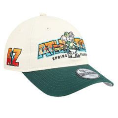 Athletics Youth 2026 Spring Training Fan Pack Batter 9TWENTY Adjustable Hat - Stone/Green | New Era