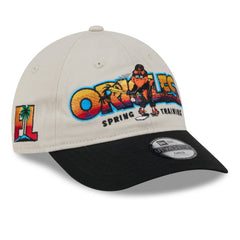 Baltimore Orioles Youth 2026 Spring Training Fan Pack Batter 9TWENTY Adjustable Hat - Stone/Black | New Era