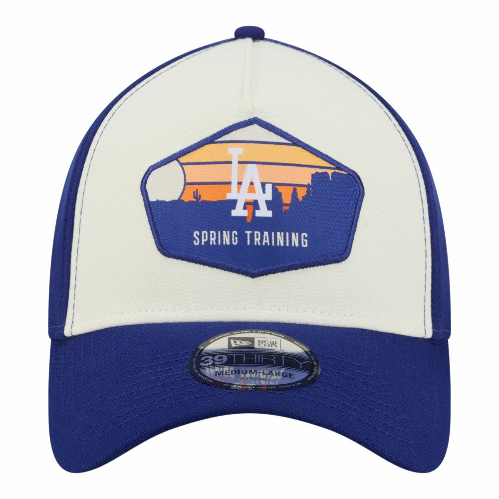 Los Angeles Dodgers 2026 Spring Training Fan Pack Gradient 39THIRTY Flex Hat - Stone | New Era