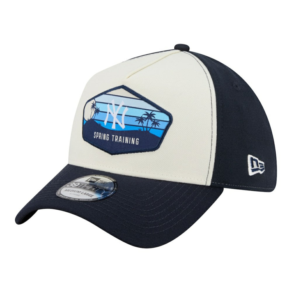 New York Yankees 2026 Spring Training Fan Pack Gradient 39THIRTY Flex Hat - Stone | New Era