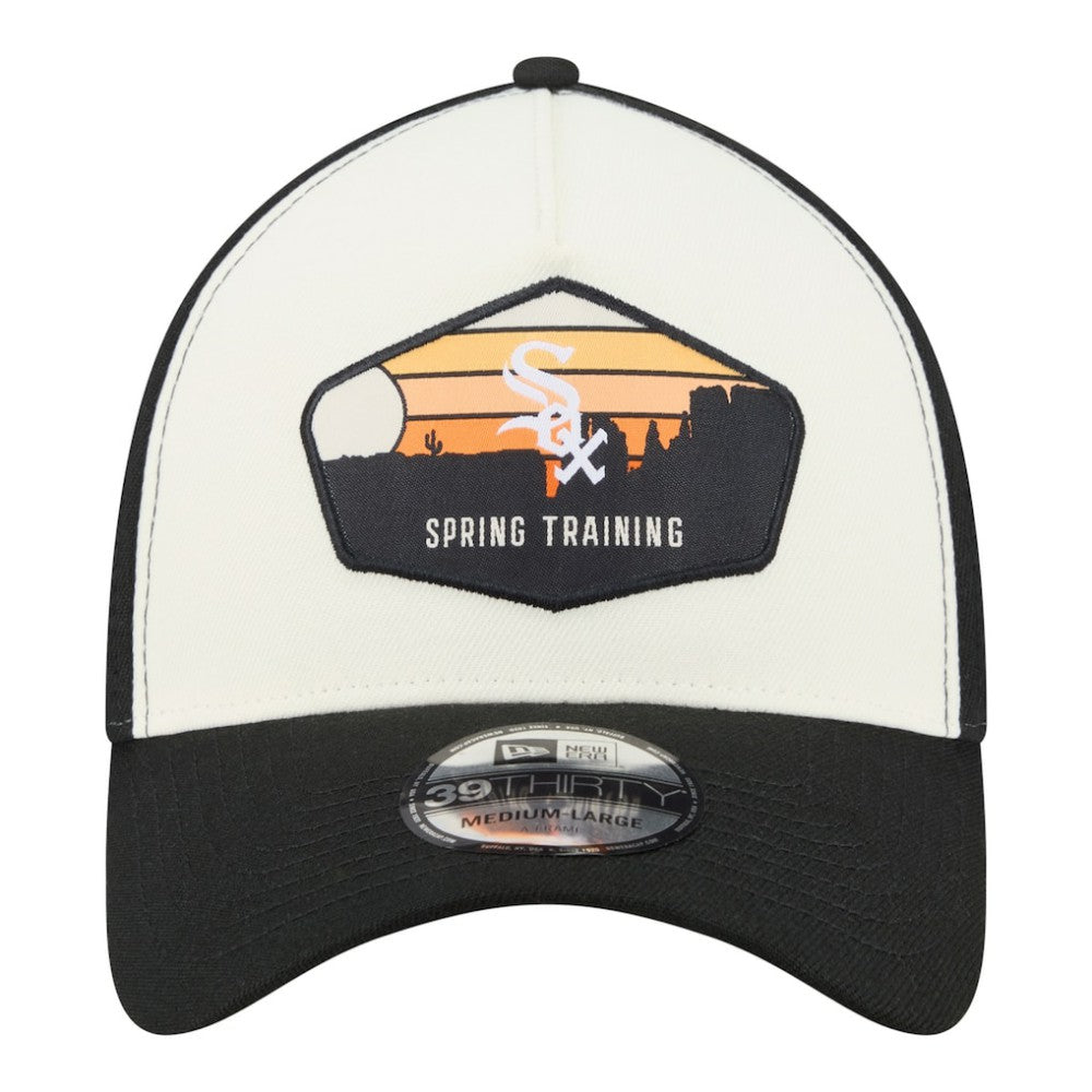 Chicago White Sox 2026 Spring Training Fan Pack Gradient 39THIRTY Flex Hat - Stone | New Era