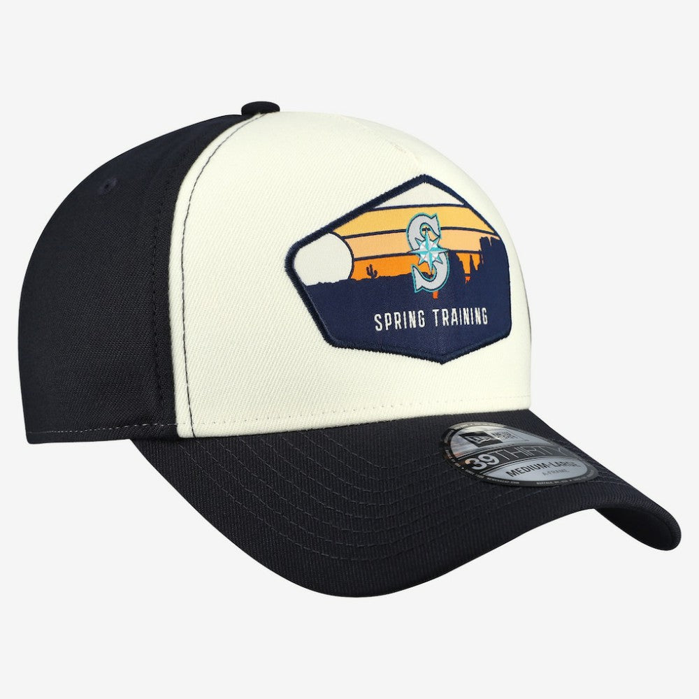 Seattle Mariners 2026 Spring Training Fan Pack Gradient 39THIRTY Flex Hat - Stone | New Era