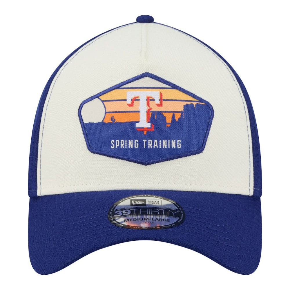 Texas Rangers 2026 Spring Training Fan Pack Gradient 39THIRTY Flex Hat - Stone | New Era
