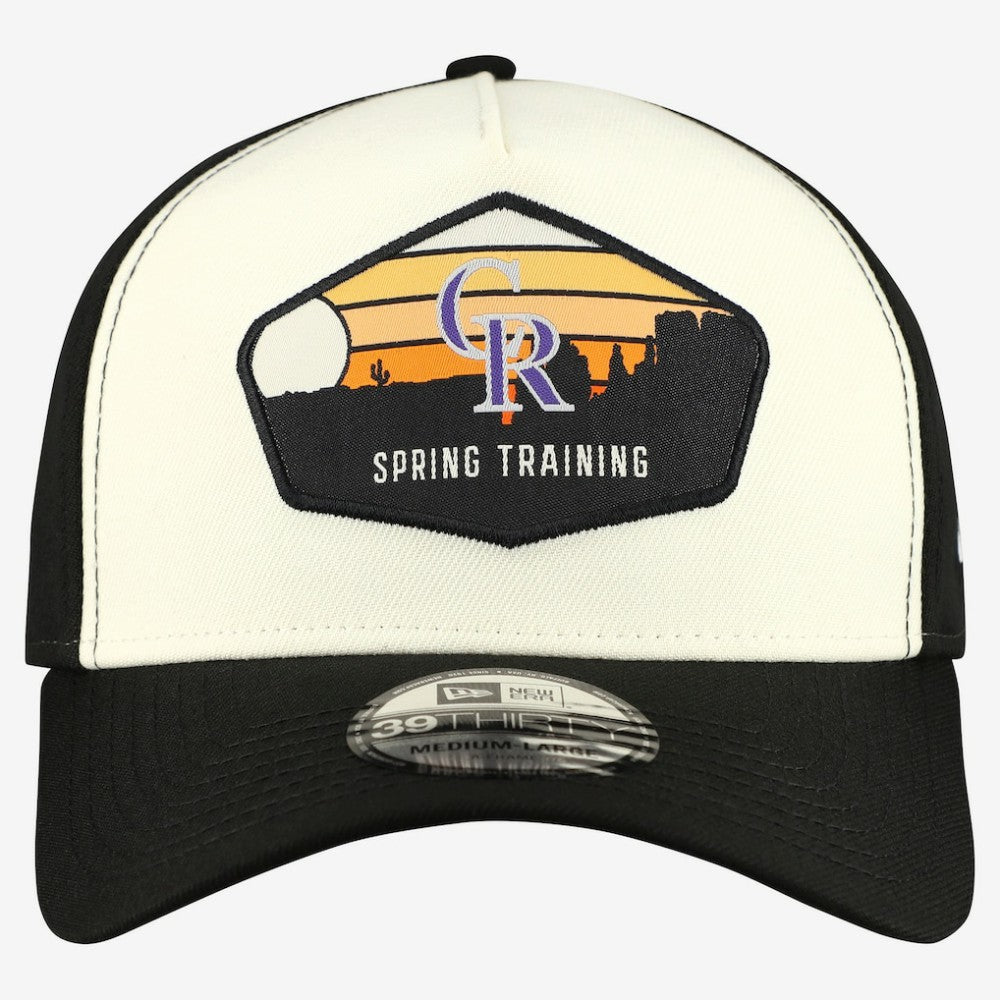 Colorado Rockies 2026 Spring Training Fan Pack Gradient 39THIRTY Flex Hat - Stone | New Era