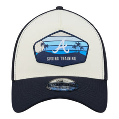 Atlanta Braves 2026 Spring Training Fan Pack Gradient 39THIRTY Flex Hat - Stone | New Era