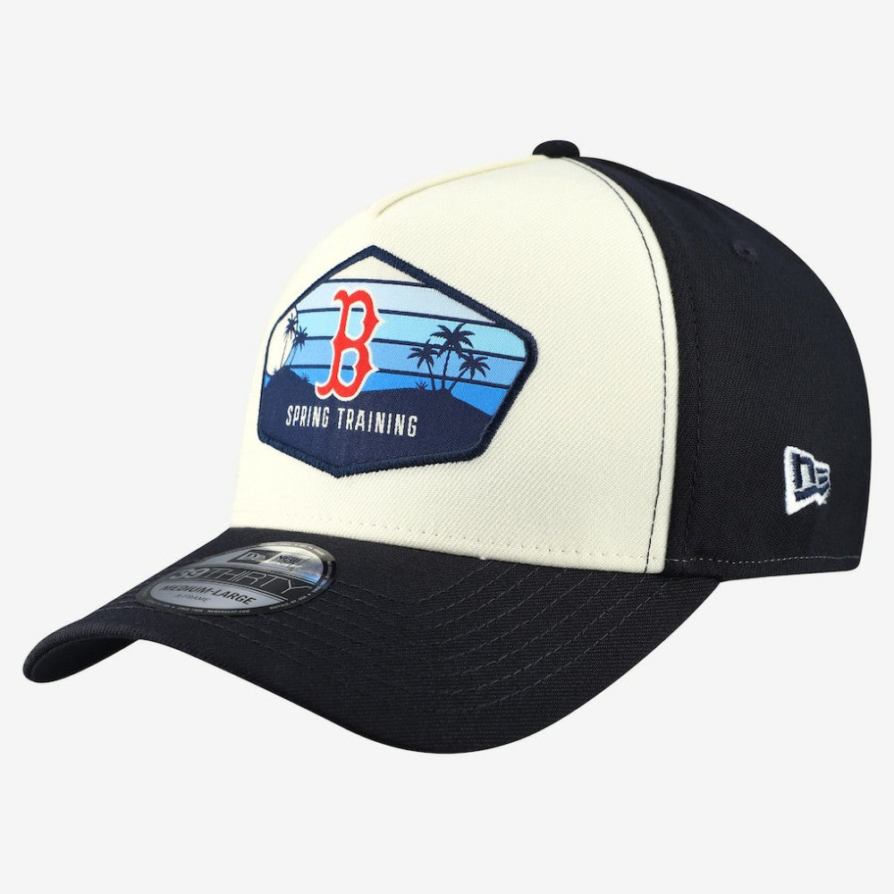 Boston Red Sox 2026 Spring Training Fan Pack Gradient 39THIRTY Flex Hat - Stone | New Era