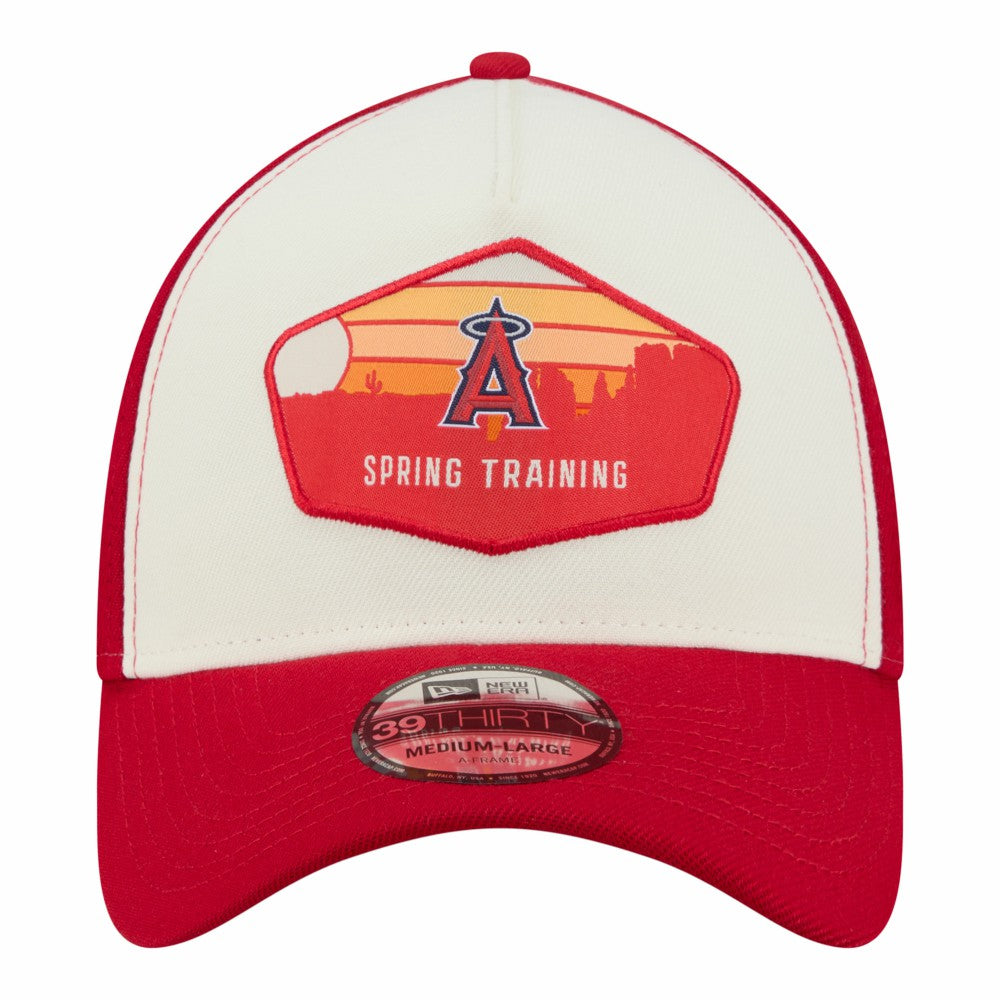 Los Angeles Angels 2026 Spring Training Fan Pack Gradient 39THIRTY Flex Hat - Stone | New Era