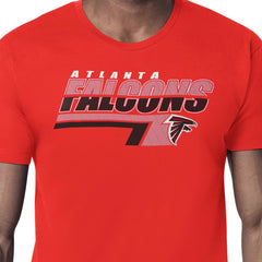 Atlanta Falcons Starter Logo Push Graphic T-Shirt - Red discount