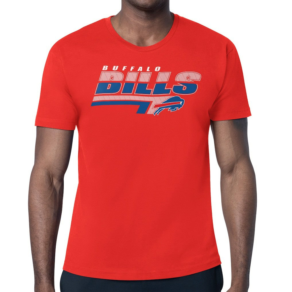 Buffalo Bills Starter Logo Push Graphic T-Shirt - Red for sale