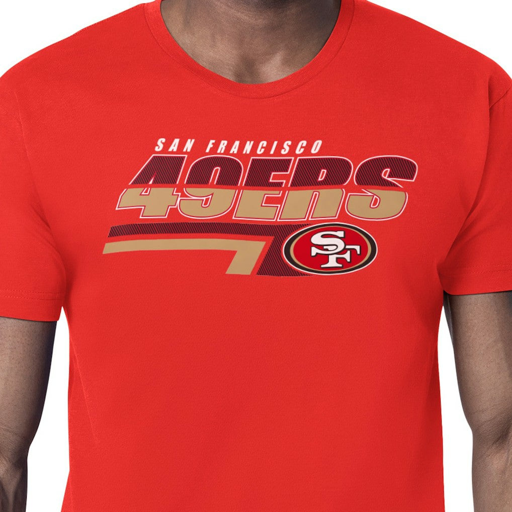 San Francisco 49ers Starter Logo Push Graphic T-Shirt - Scarlet cheap