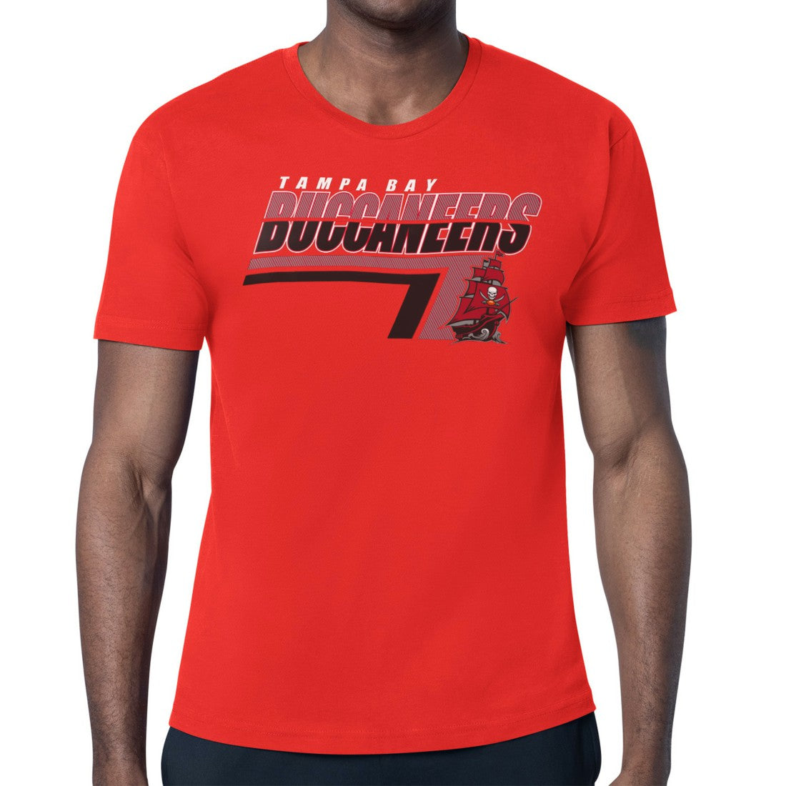 Tampa Bay Buccaneers Starter Logo Push Graphic T-Shirt - Red online