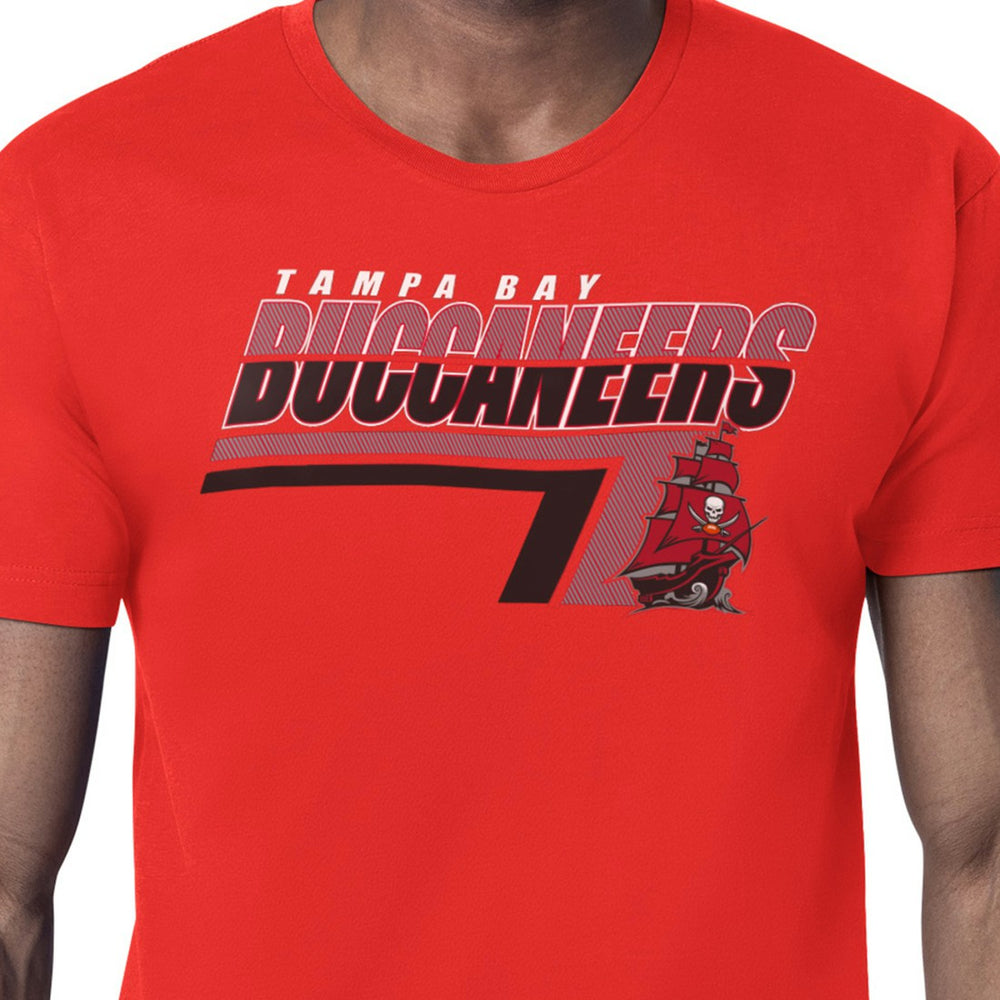 Tampa Bay Buccaneers Starter Logo Push Graphic T-Shirt - Red online