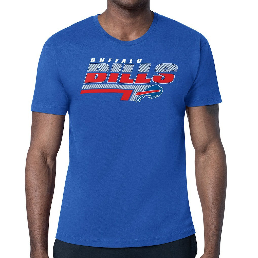 Buffalo Bills Starter Logo Push Graphic T-Shirt - Royal on sale