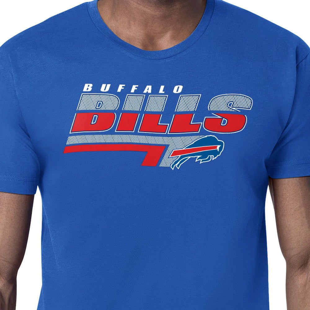 Buffalo Bills Starter Logo Push Graphic T-Shirt - Royal on sale