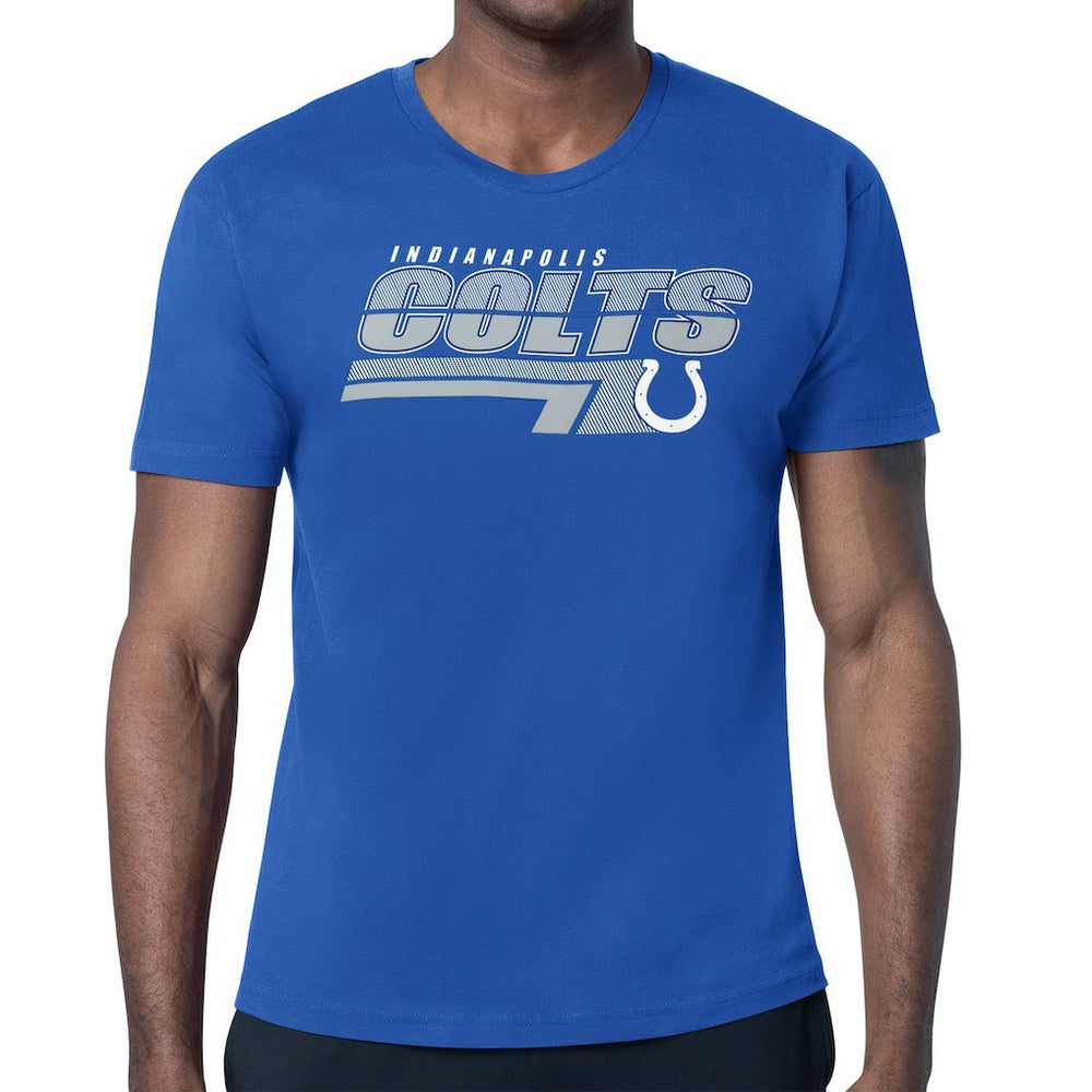 Indianapolis Colts Starter Logo Push Graphic T-Shirt - Royal discount