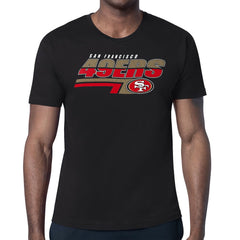 San Francisco 49ers Starter Logo Push Graphic T-Shirt - Black on sale