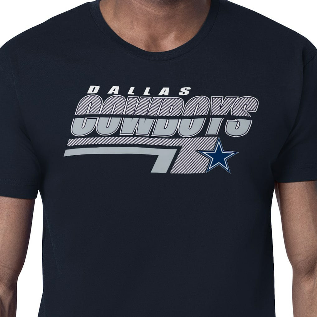 Dallas Cowboys Starter Logo Push Graphic T-Shirt - Navy cheap
