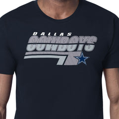Dallas Cowboys Starter Logo Push Graphic T-Shirt - Navy cheap