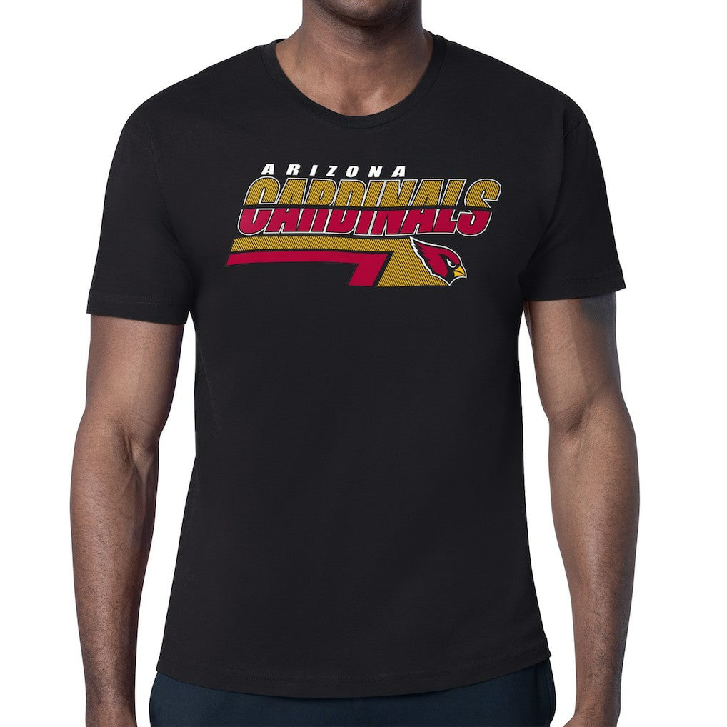 Arizona Cardinals Starter Logo Push Graphic T-Shirt - Black for sale
